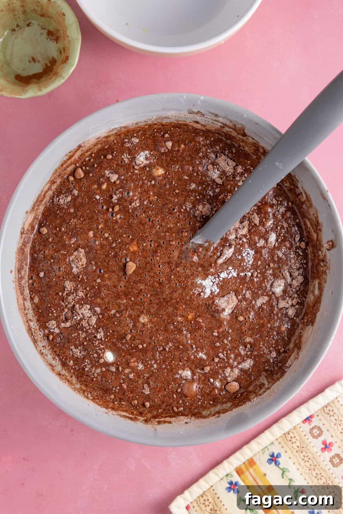 Moist Chocolate Zucchini Cake Recipe 9 Mix to form a runny, chocolate batter, then bake in a loaf tin.