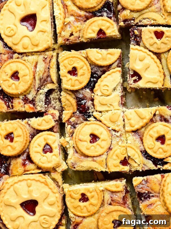 Jammie Dodger Blondies