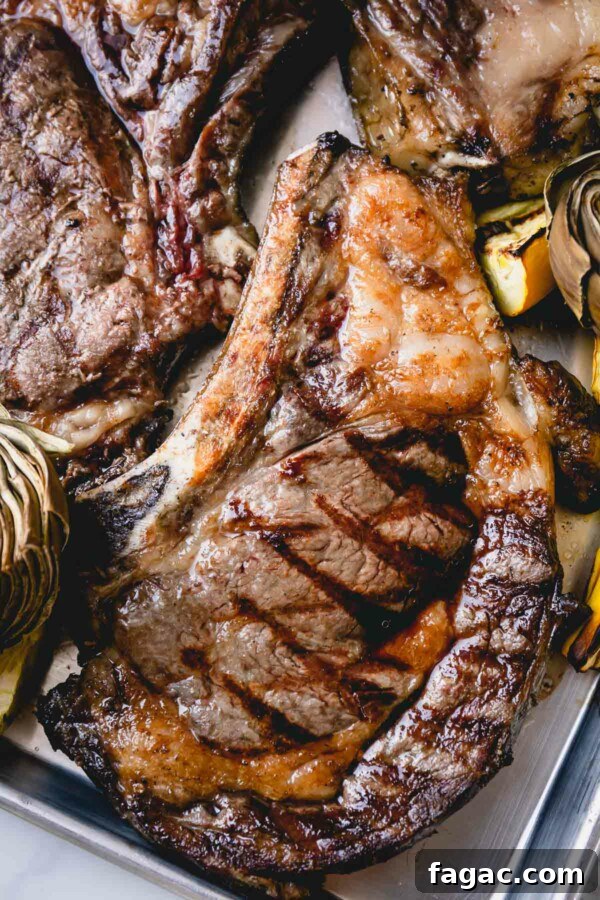 How to Grill a Tender, Flavorful Steak Every Time 6 Upclose shot of a grilled ribeye steak.
