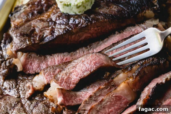 How to Grill a Tender, Flavorful Steak Every Time 9 Sliced grilled ribeye steak.