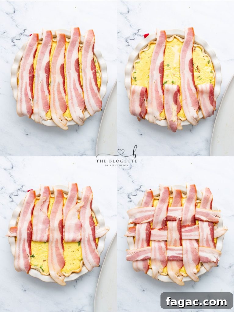 How to braid a bacon lattice