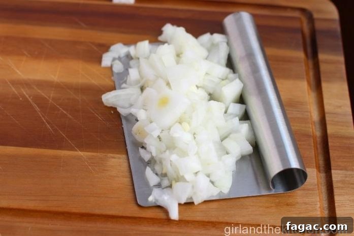 finely chopped onion