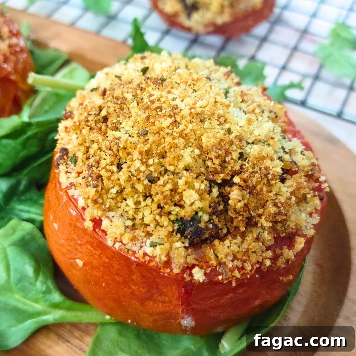 air fryer italian stuffed tomatoes with cheese dinners done quick featured image