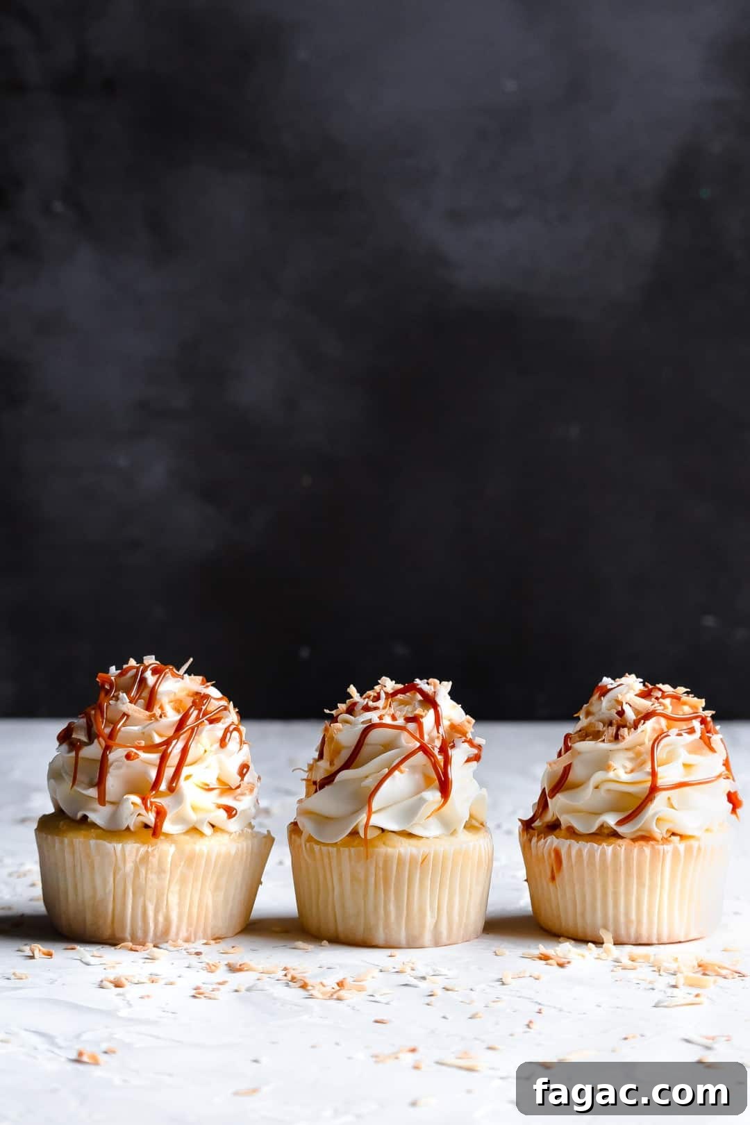 Coconut Dulce de Leche Cupcakes with Creamy Caramel Frosting 2 Coconut Dulche De Leche Cupcakes