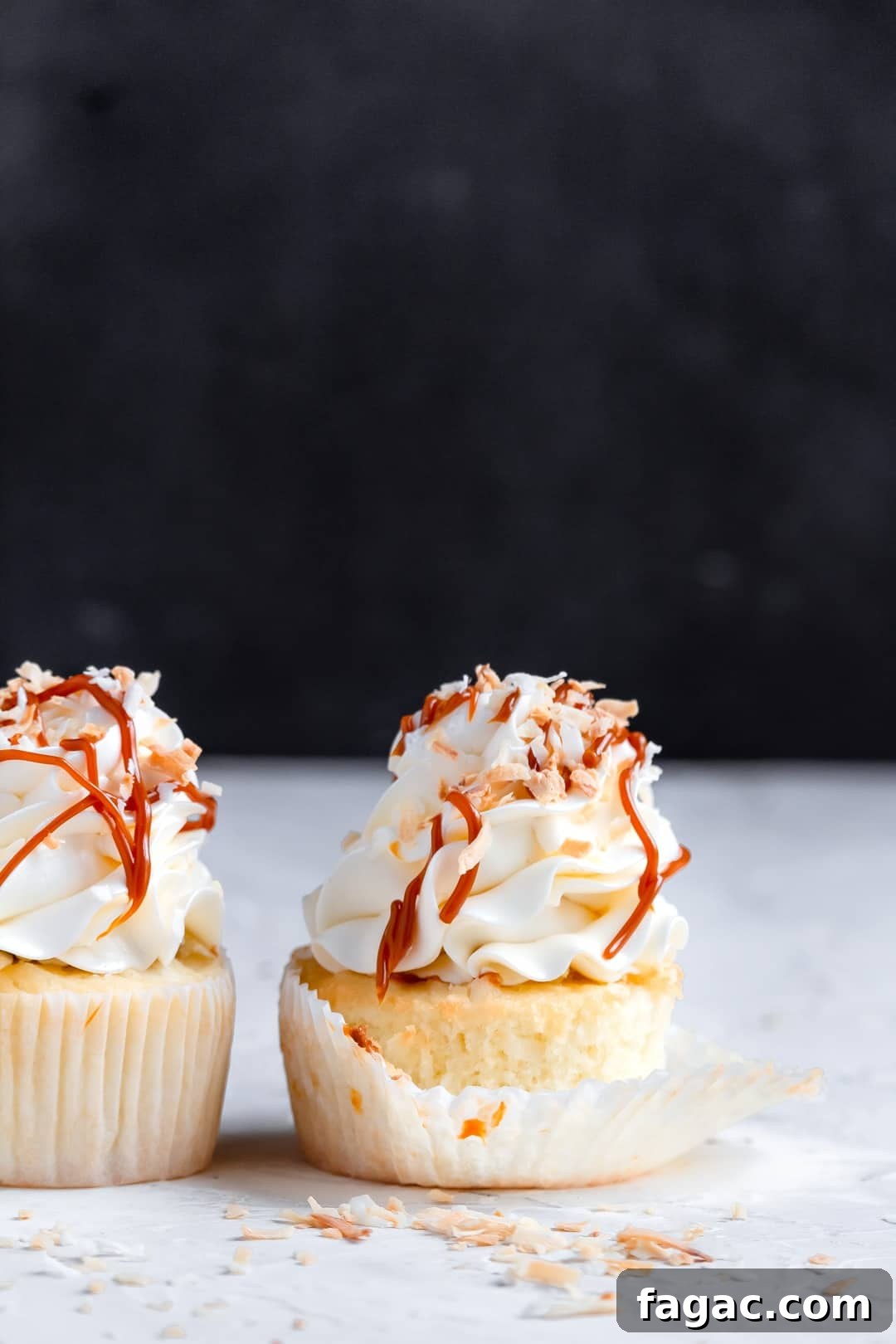 Coconut Dulce de Leche Cupcakes with Creamy Caramel Frosting 5 Coconut Dulche De Leche Cupcakes