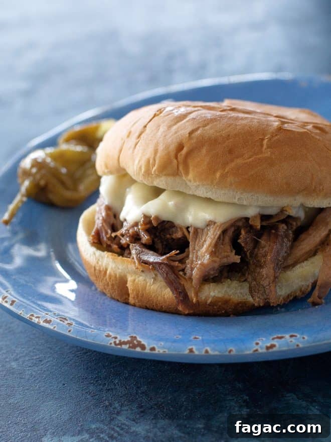 Classic Mississippi Pot Roast Recipe: Tender Slow-Cooker Comfort Food 4 Mississippi Pot Roast sandwich