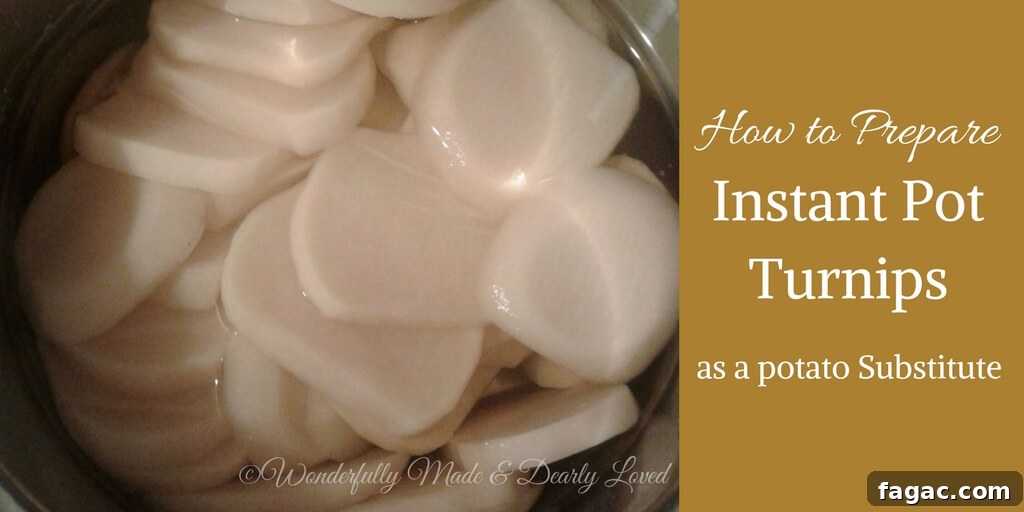 How to prepare instant pot turnips