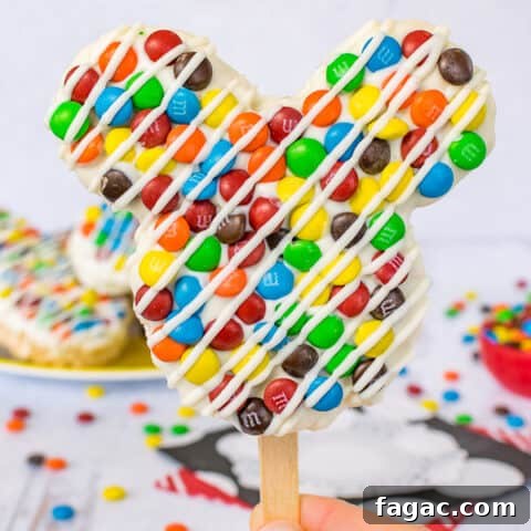 Mickey Mouse Rice Krispie Treats