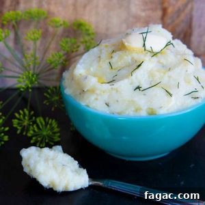Creamy Garlic and Dill Mashed Cauliflower (Instant Pot) 7 img 367 7