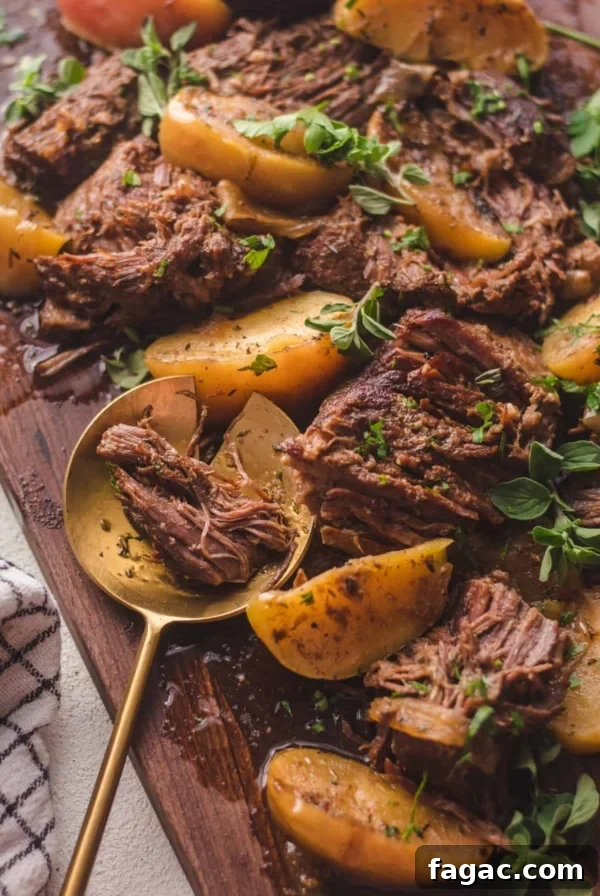 BALSAMIC BRAISED BEEF WITH PEARS