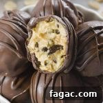 Image of peanut butter cheesecake truffles