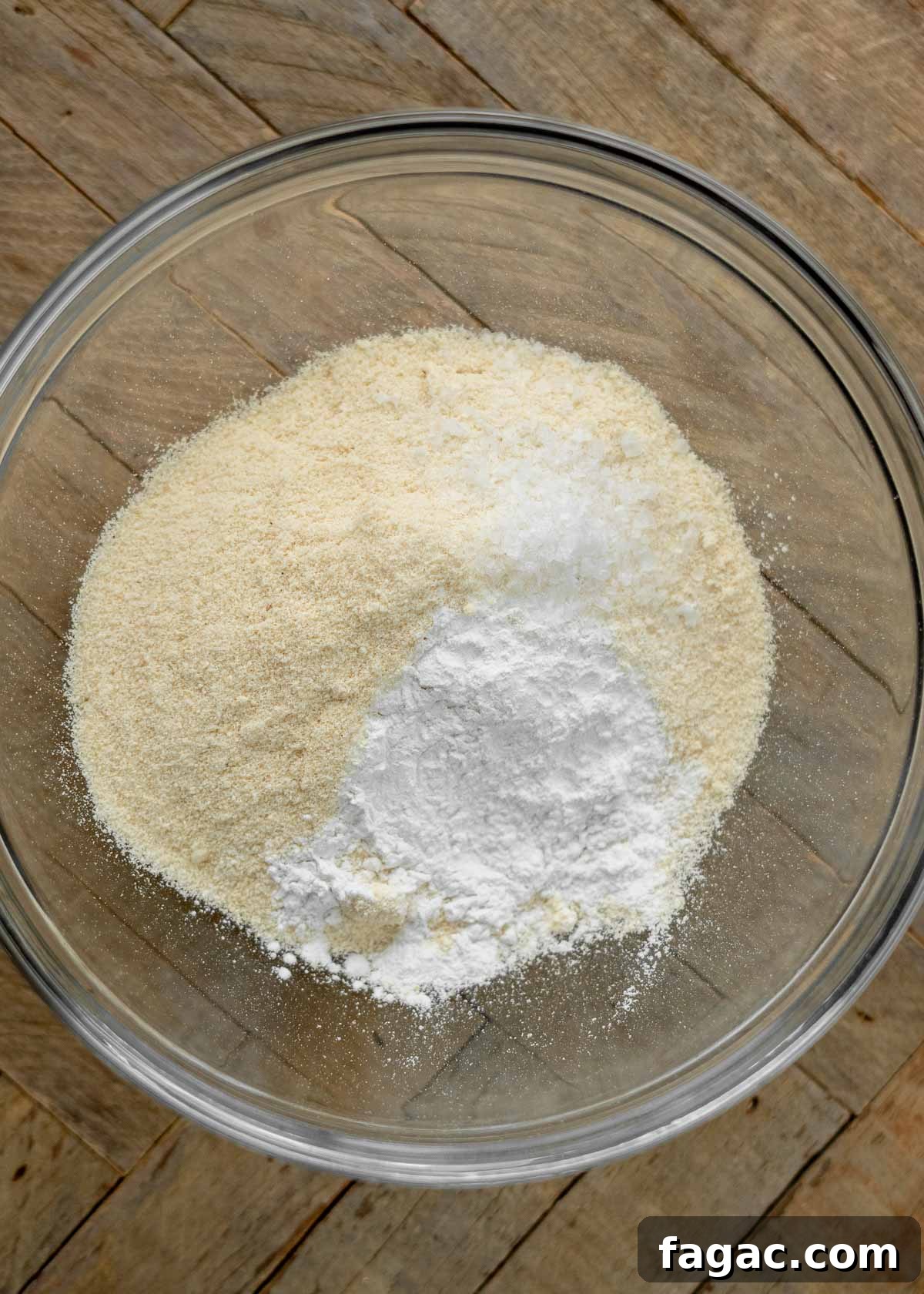 Coconut Flour Muffins: Moist, Low-Carb Recipe for Beginners 7 coconut flour, baking powder, and salt in a glass bowl