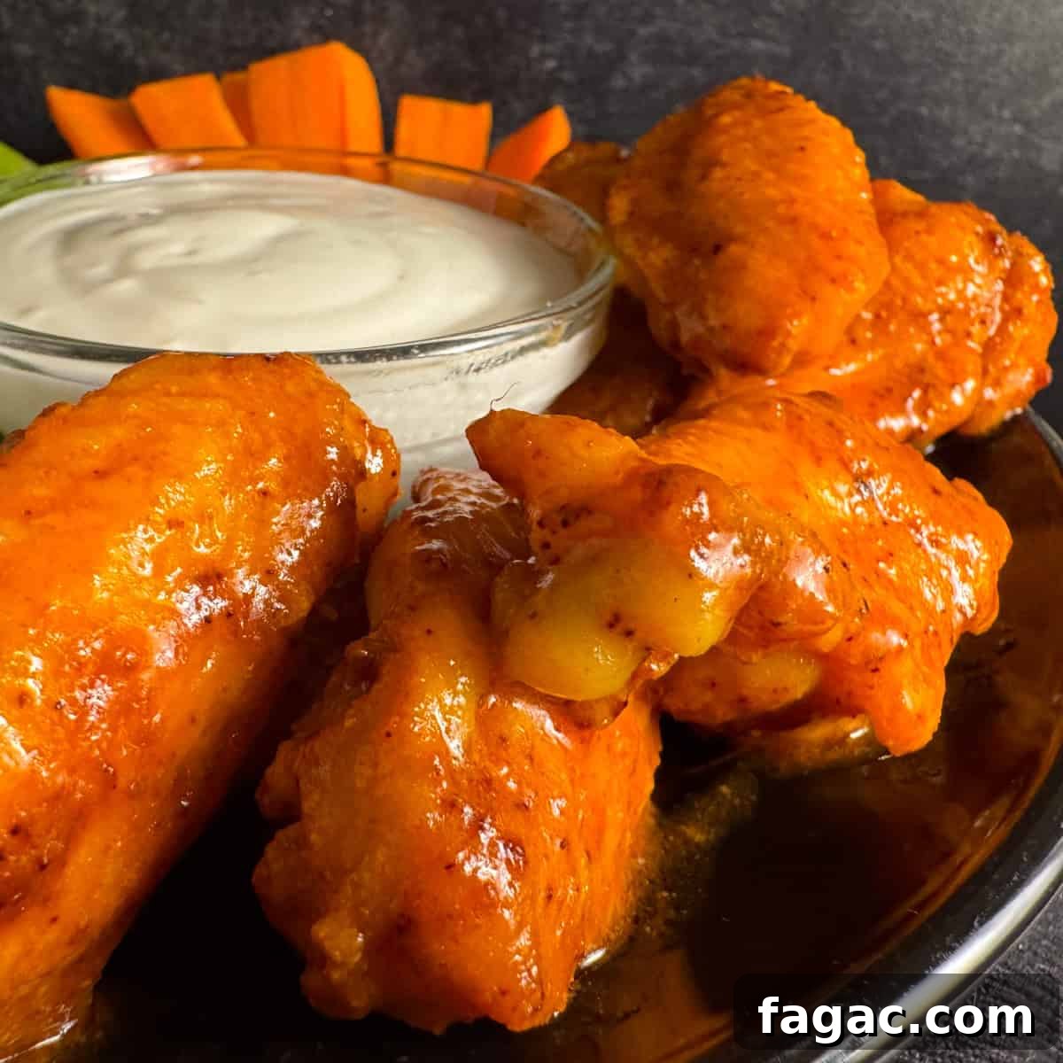 Crispy Air Fryer Buffalo Wings Recipe for Game Day 9 air fryer chicken wings