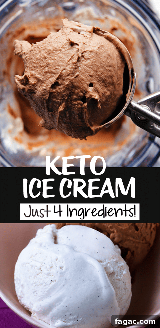 How to Make Keto Ice Cream (Chocolate or Vanilla) How to Make Keto Ice Cream (Chocolate or Vanilla)