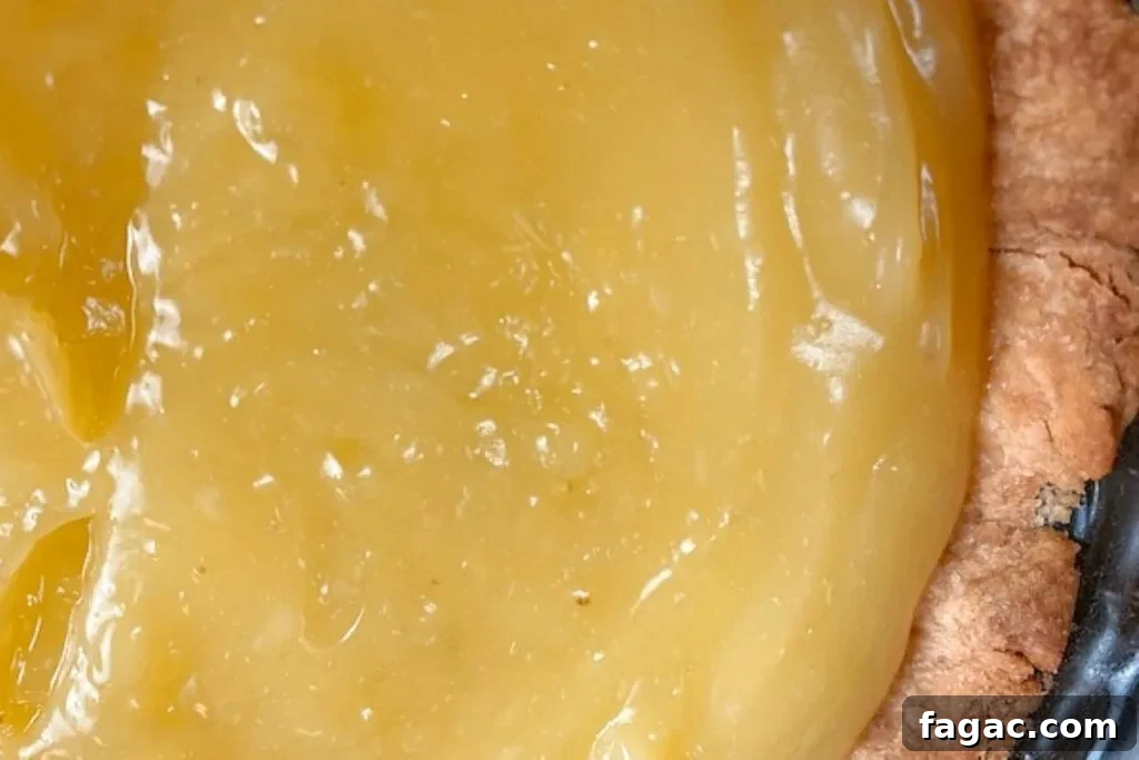 lemon pie filling in crust
