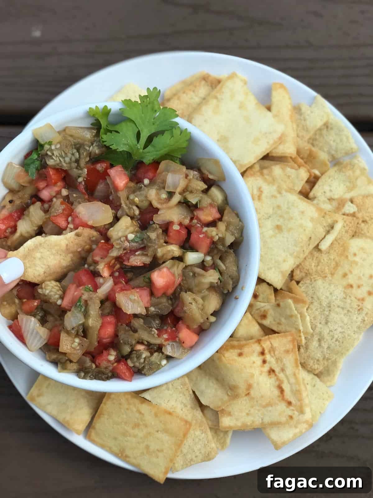 Smoky Roasted Eggplant Dip Recipe for Parties and Dips 4 eggplants on baking sheet