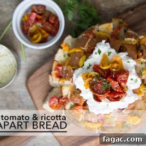 Tomato Ricotta Pull-Apart Bread Recipe for Sharing 7 Roasted Tomato & Ricotta Pull Apart Bread | The Little Epicurean