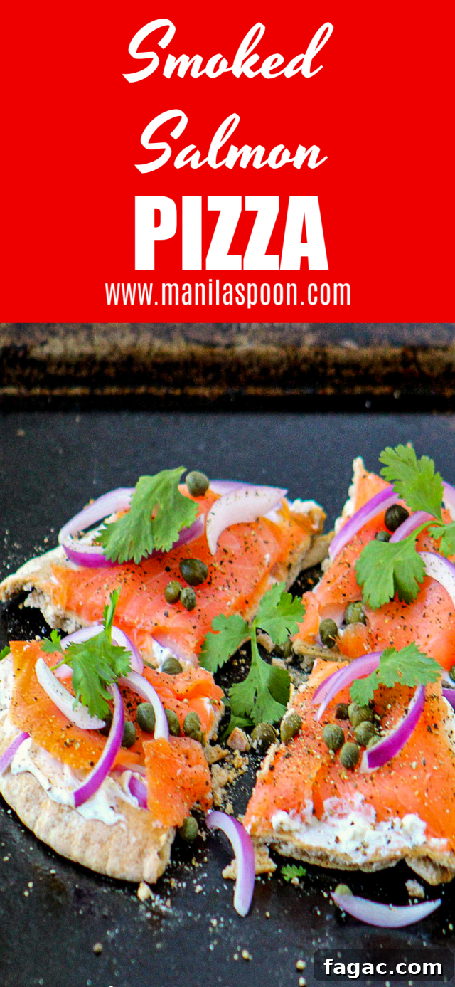 Smoked Salmon Pizza