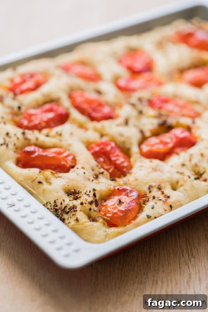 Focaccia with herbs