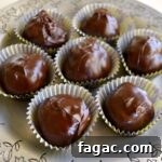 Crispy Chocolate Peanut Butter balls-silver plate