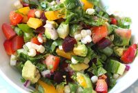 Summer Farmers Market Chopped Salad with Fresh Herbs
