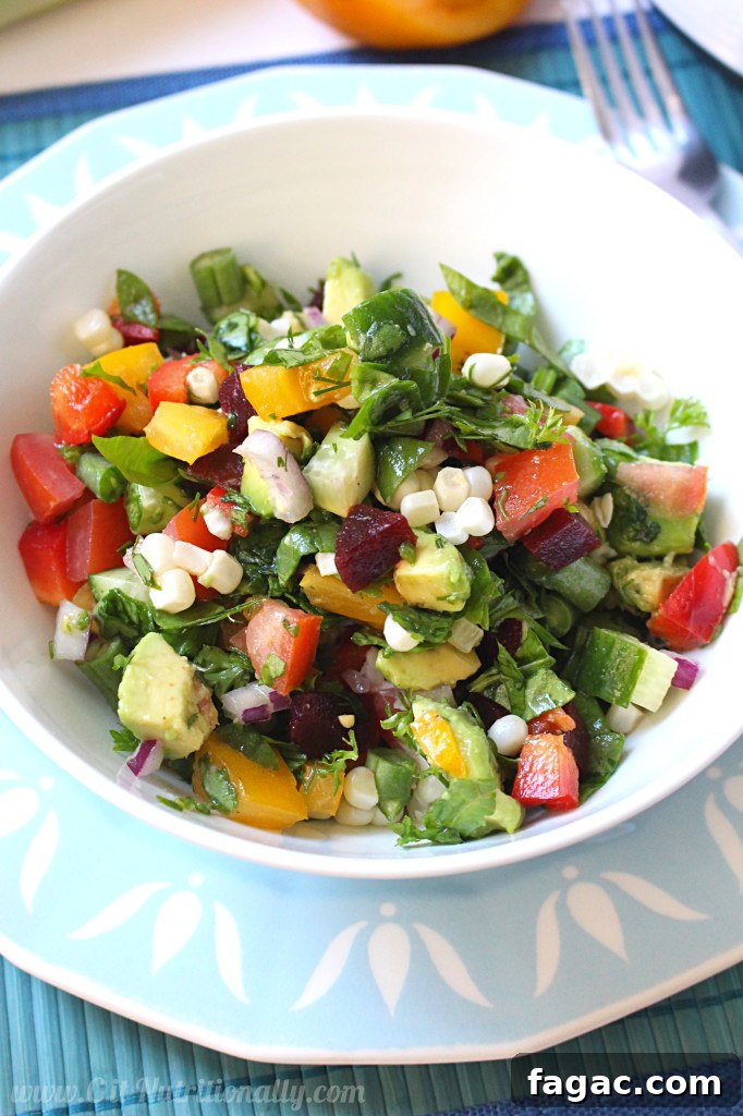 Summer Farmers Market Chopped Salad with Fresh Herbs 2 Farmers Market Chopped Summer Salad | C it Nutritionally #vegan #glutenfree #grainfree