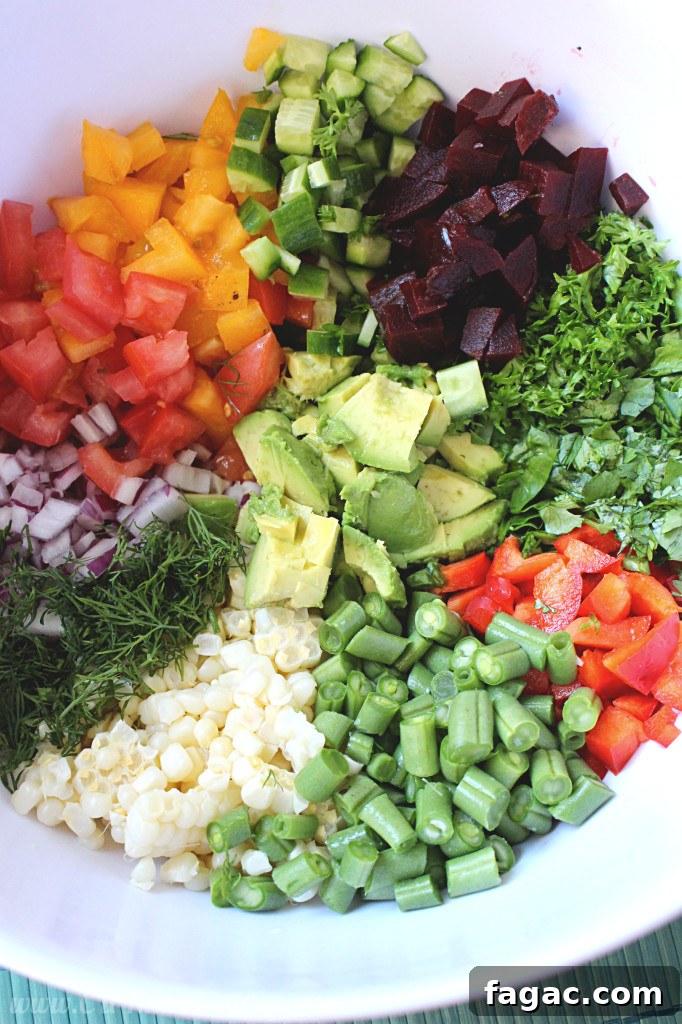 Summer Farmers Market Chopped Salad with Fresh Herbs 3 Farmers Market Chopped Summer Salad | C it Nutritionally