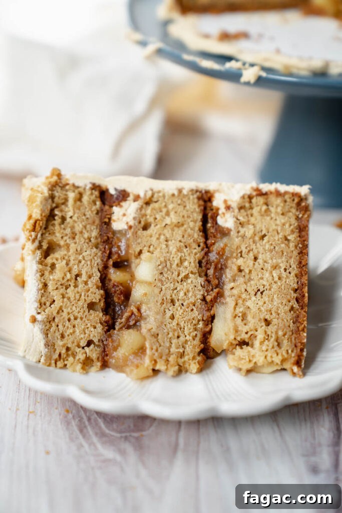 Apple Biscoff Cake