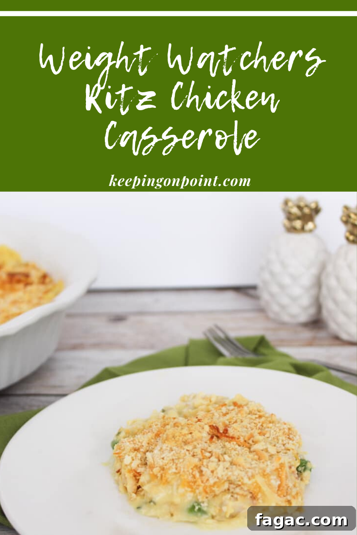 Finished Ritz Chicken Casserole