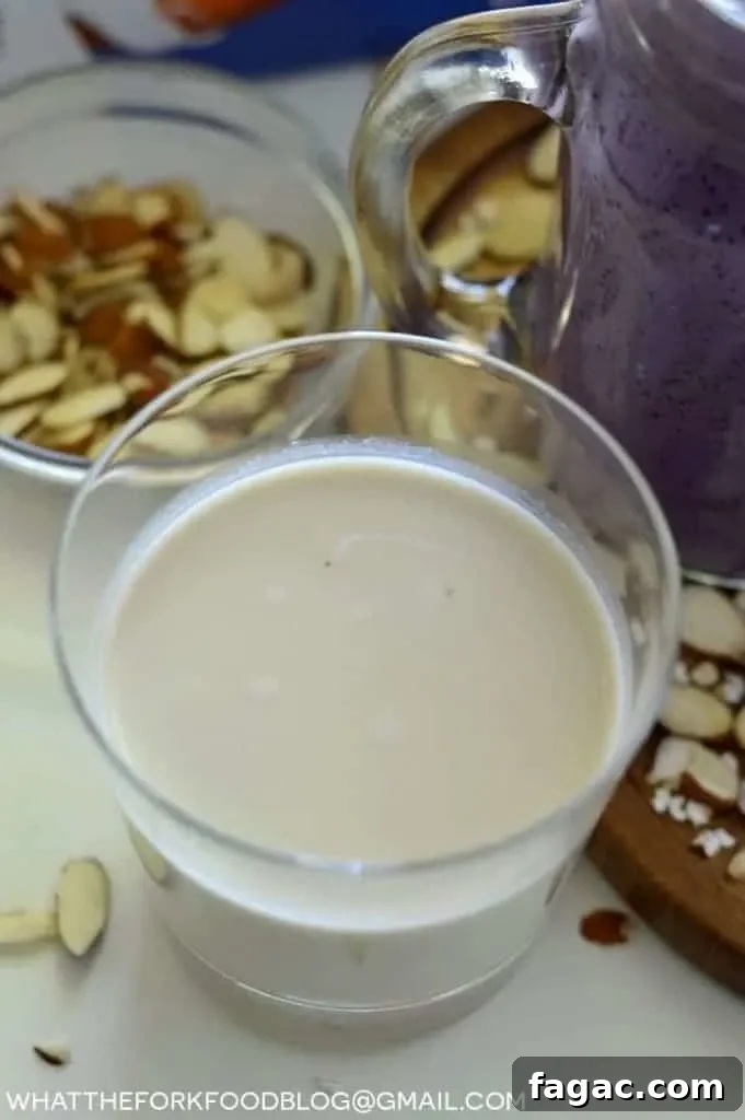 Blueberry Almond Oatmeal Smoothies
