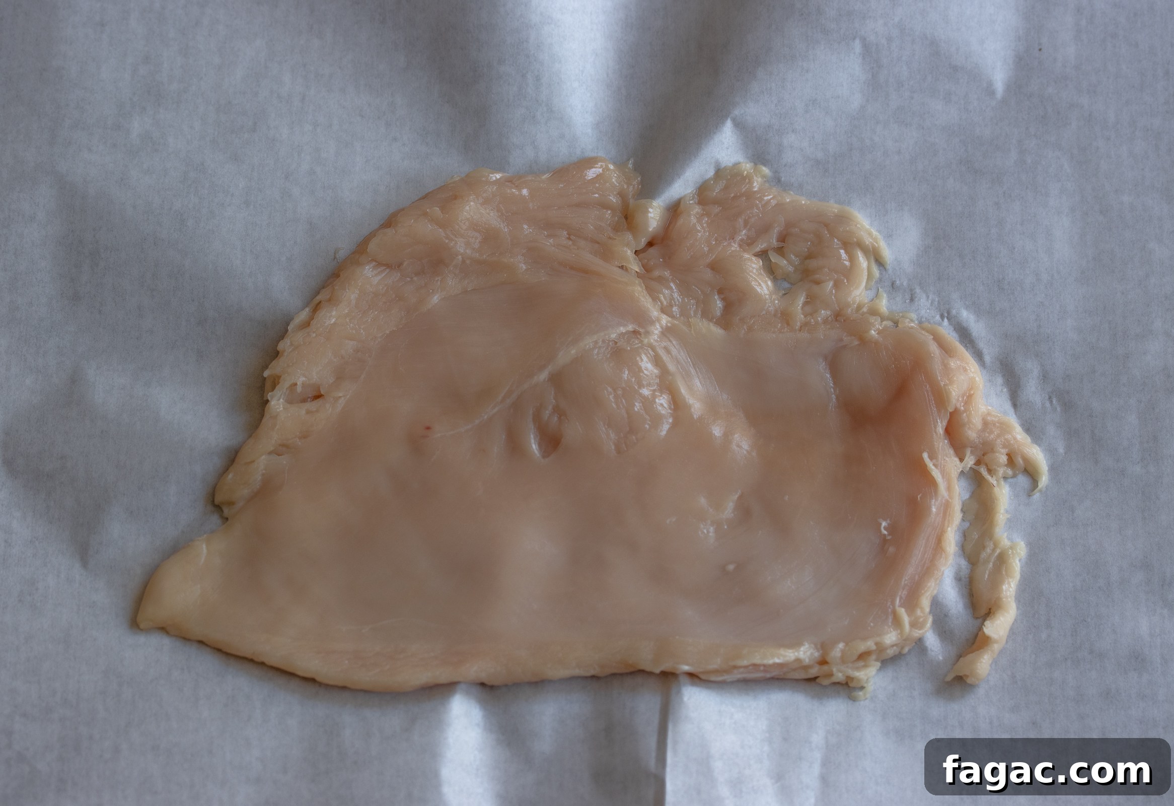 pounded thin chicken breast