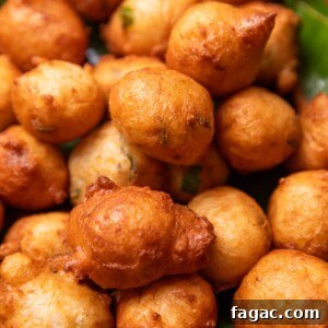 Goli Bajji (Goli Baje) Recipe — Crispy Karnataka Snack Tutorial 4 a close up image of goli bajji to show it's crunchy texture
