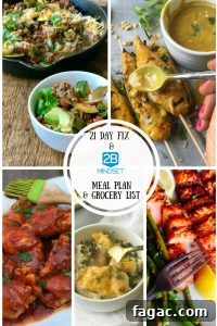 21-Day Fix & 2B Mindset Meal Plan: Week 3 Dinner-Free Yellow List (42 Meals) 2 2B Mindset Meal Plan & Grocery List | 21 Day Fix No Yellow Meal Plan & Grocery List