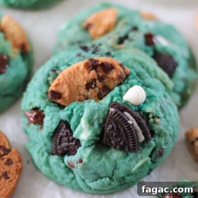 Cookie Monster cookies and crushed chips a hoy cookies