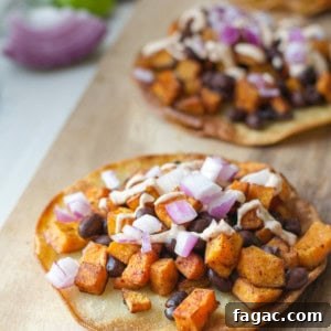 Crispy Black Bean Tostadas with Fresh Salsa and Avocado 6 Sweet Potato Black Bean Tostadas