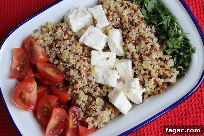 Quinoa Tabbouleh with Feta and Fresh Herbs 2 tabbouleh with quinoa and feta