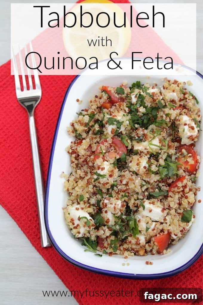 Quinoa Tabbouleh with Feta and Fresh Herbs 7 tabbouleh with quinoa and feta