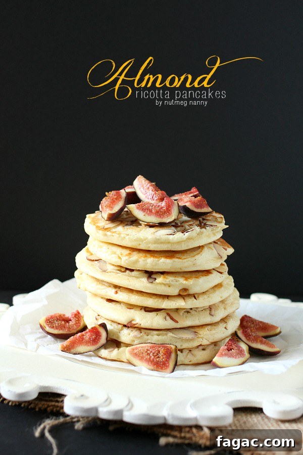 Almond Ricotta Pancakes Almond Ricotta Pancakes