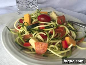 zoodle pasta salad old photo