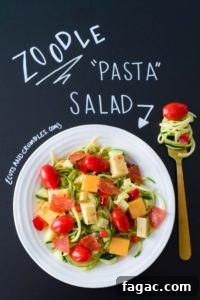 Zoodle Pasta Salad updated photo
