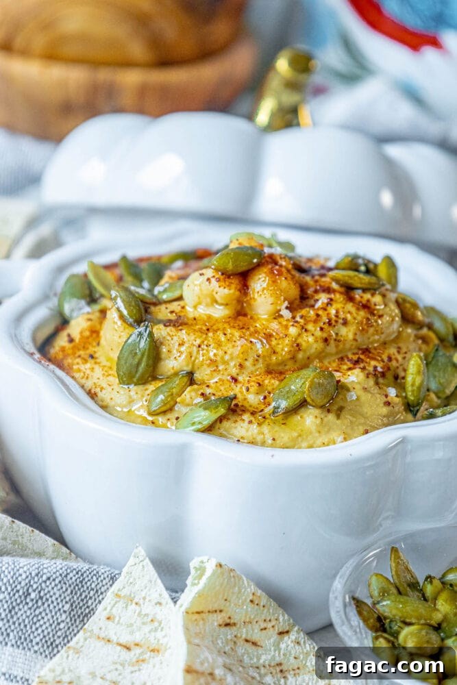 Creamy Pumpkin Hummus Recipe for Fall Appetizers 12 img 71085 19