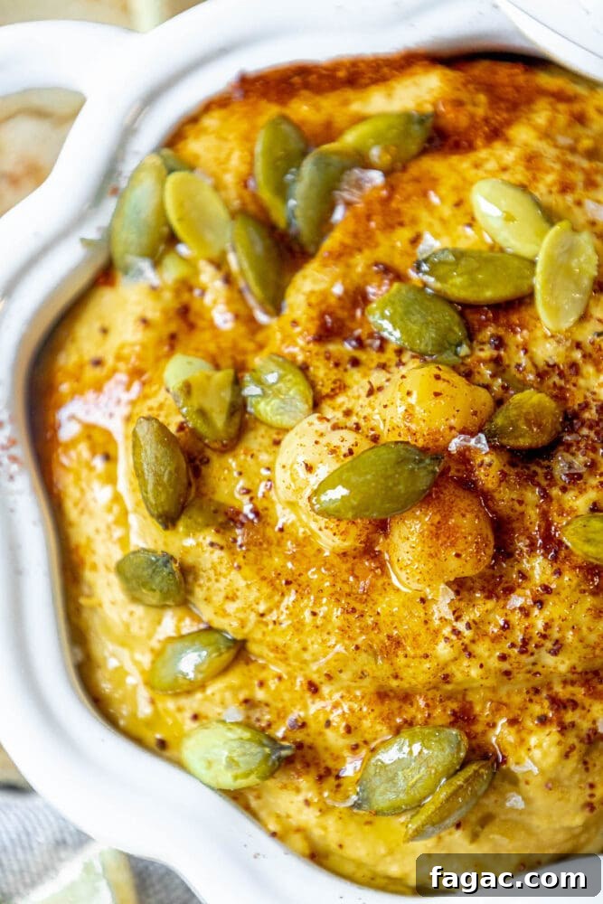 Creamy Pumpkin Hummus Recipe for Fall Appetizers 3 img 71085 2