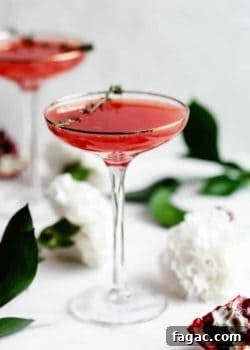 pomegranate kombucha mimosa