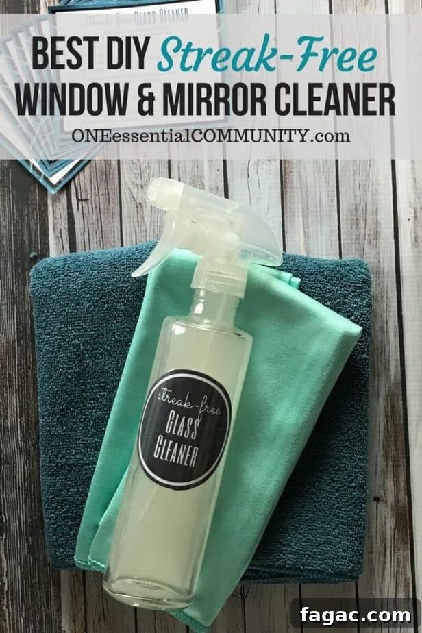 Streak-Free Homemade Glass Cleaner for Windows & Mirrors 2 Best DIY Streak-Free Window & Mirror Cleaner