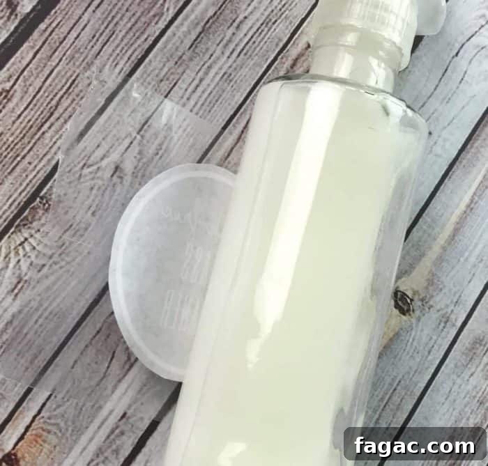 Streak-Free Homemade Glass Cleaner for Windows & Mirrors 12 Label on bottle