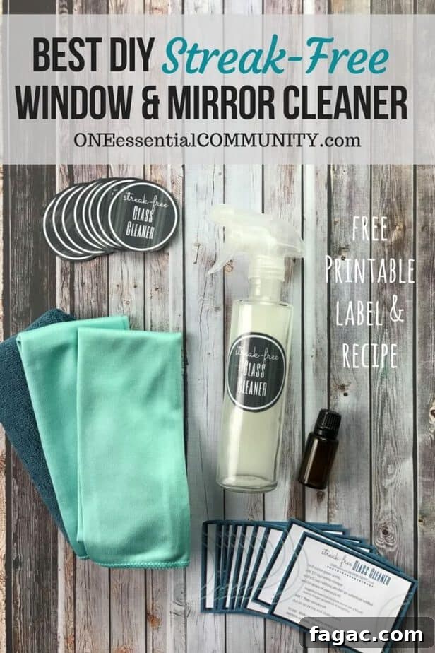 Streak-Free Homemade Glass Cleaner for Windows & Mirrors 14 Final product