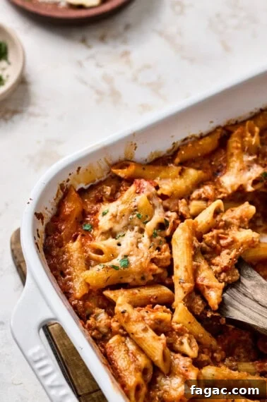 Authentic Texas Chili Recipe: Classic Beef and Spice Guide 15 penne pasta bake being scooped.