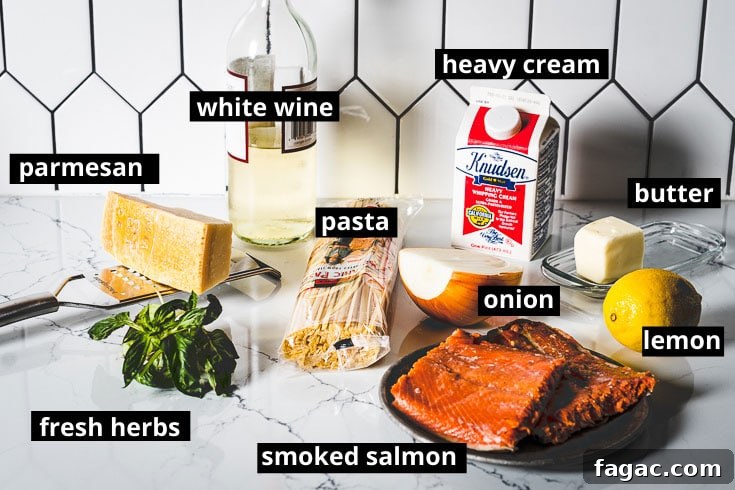 Creamy Smoked Salmon Pasta with Lemon and Dill 2 img 7867 1