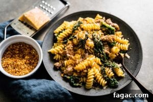 Creamy Smoked Salmon Pasta with Lemon and Dill 8 creamy sausage and kale pasta with breadcrumbs head on