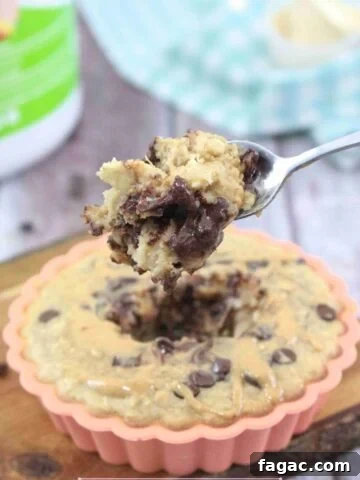 peanut butter baked protein oats